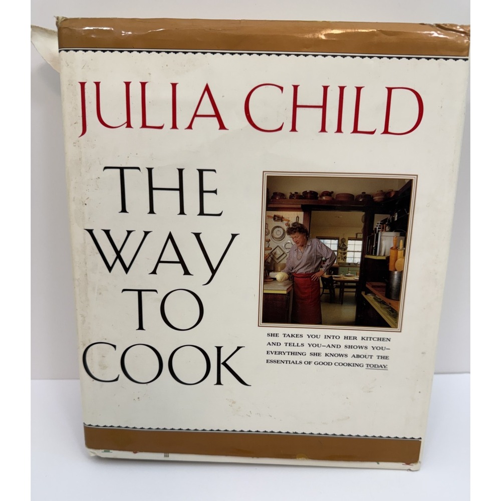 Vintage Julia Child The Way to Cook Hardcover 1989 First Edition 5th Print